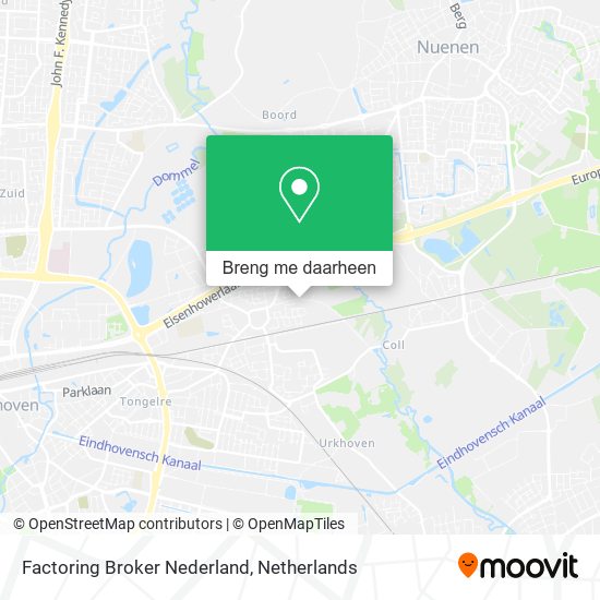 Factoring Broker Nederland kaart