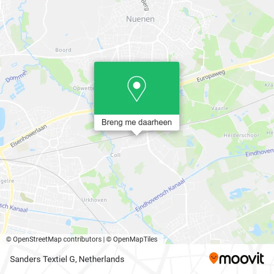 Sanders Textiel G kaart