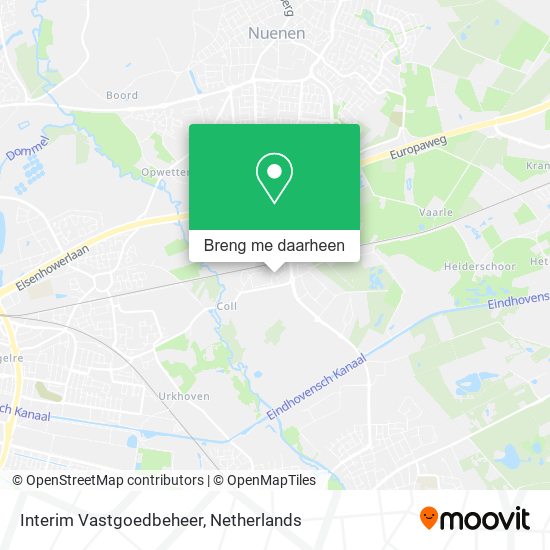 Interim Vastgoedbeheer kaart