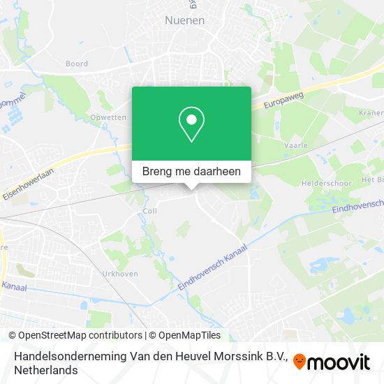 Handelsonderneming Van den Heuvel Morssink B.V. kaart