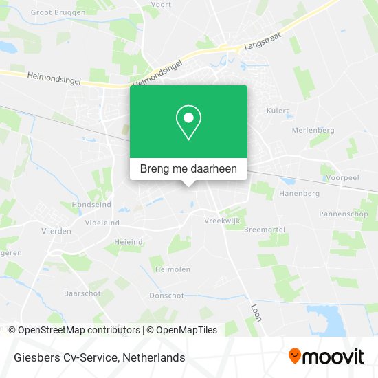 Giesbers Cv-Service kaart