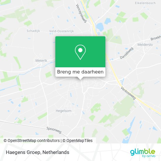 Haegens Groep kaart