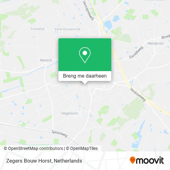 Zegers Bouw Horst kaart