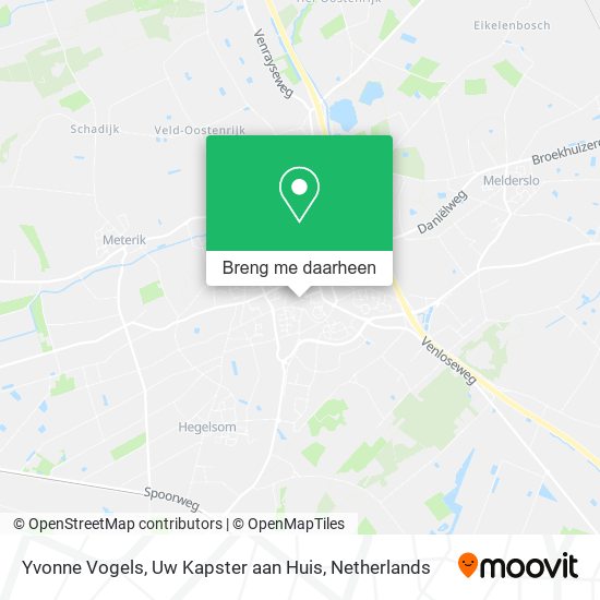 Yvonne Vogels, Uw Kapster aan Huis kaart