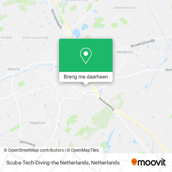 Scuba-Tech-Diving-the Netherlands kaart