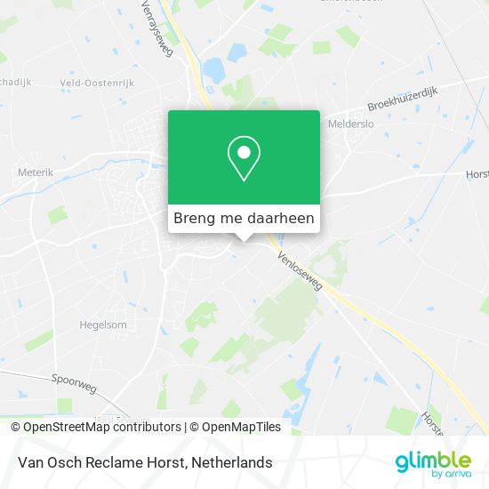 Van Osch Reclame Horst kaart