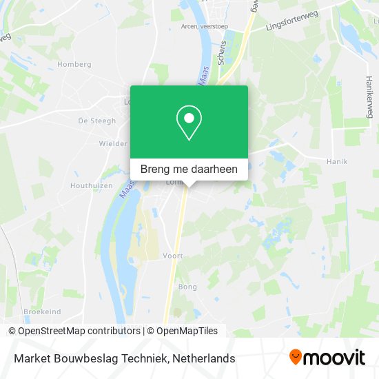 Market Bouwbeslag Techniek kaart