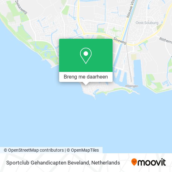 Sportclub Gehandicapten Beveland kaart