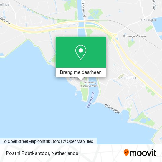 Postnl Postkantoor kaart