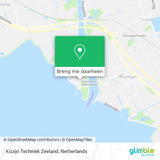 Kozijn Techniek Zeeland kaart