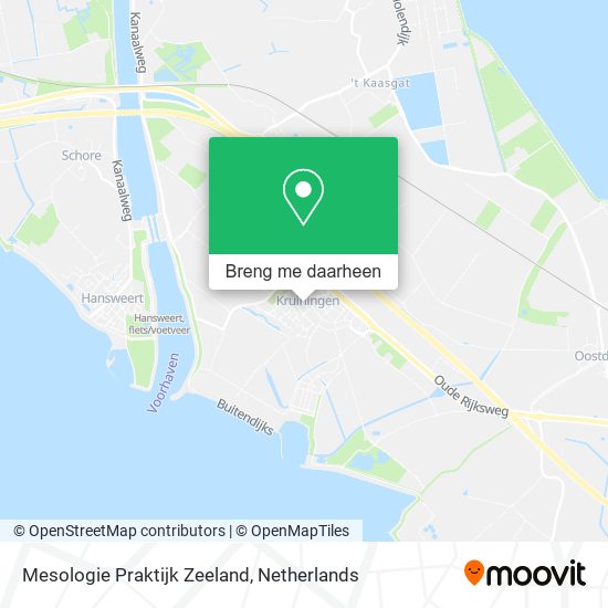 Mesologie Praktijk Zeeland kaart