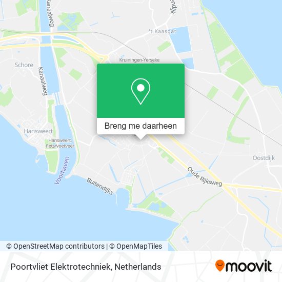 Poortvliet Elektrotechniek kaart