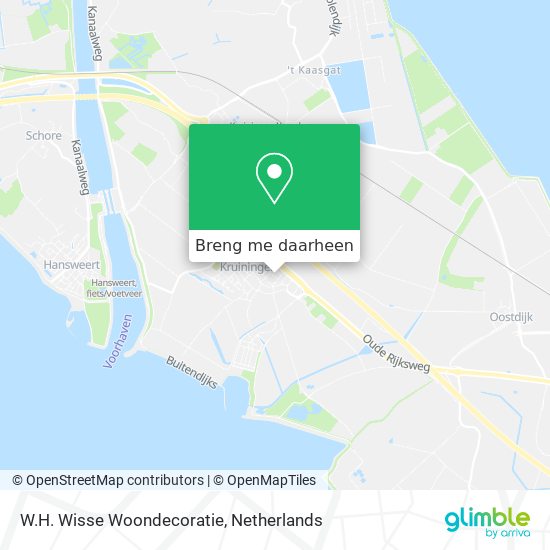 W.H. Wisse Woondecoratie kaart