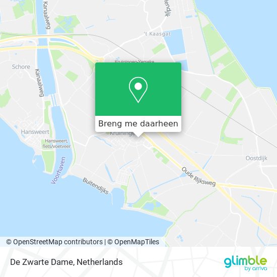 De Zwarte Dame kaart