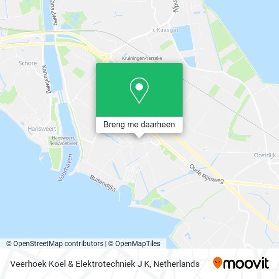 Veerhoek Koel & Elektrotechniek J K kaart