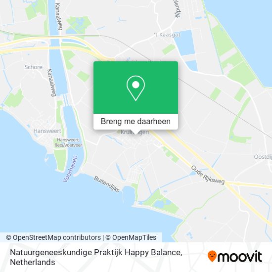 Natuurgeneeskundige Praktijk Happy Balance kaart