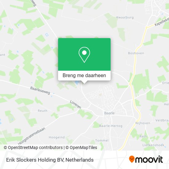 Erik Slockers Holding BV kaart