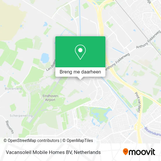 Vacansoleil Mobile Homes BV kaart