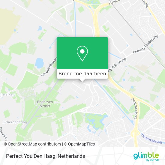 Perfect You Den Haag kaart