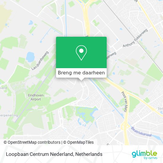 Loopbaan Centrum Nederland kaart