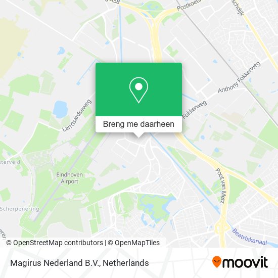 Magirus Nederland B.V. kaart