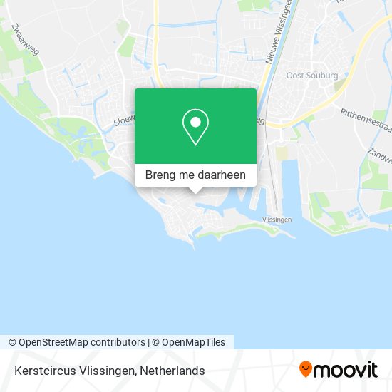 Kerstcircus Vlissingen kaart