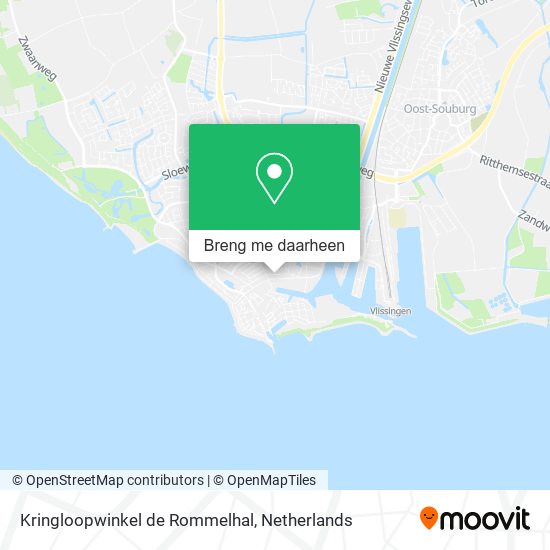 Kringloopwinkel de Rommelhal kaart
