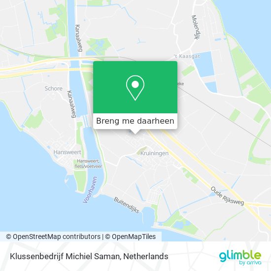 Klussenbedrijf Michiel Saman kaart