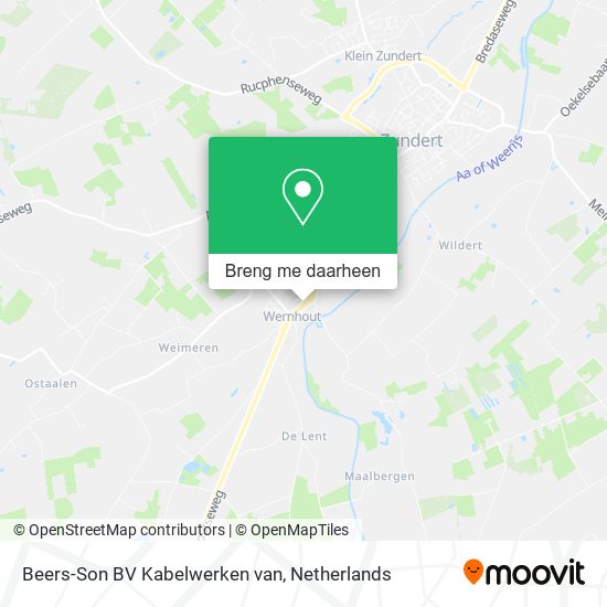 Beers-Son BV Kabelwerken van kaart