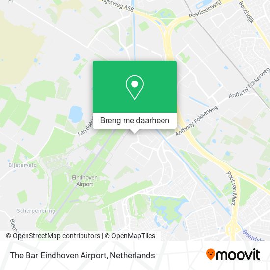 The Bar Eindhoven Airport kaart