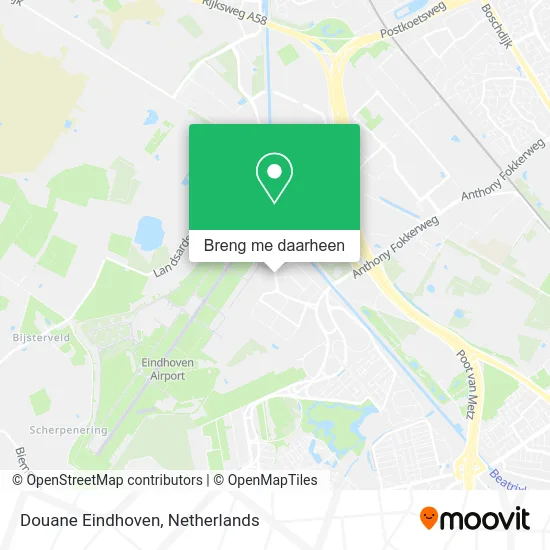 Douane Eindhoven kaart