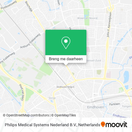 Philips Medical Systems Nederland B.V. kaart