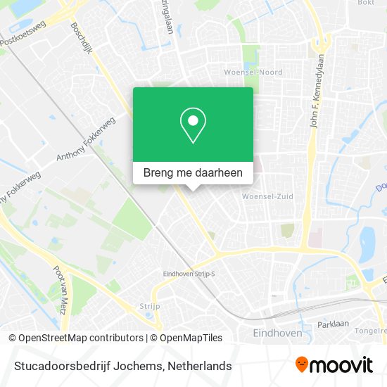 Stucadoorsbedrijf Jochems kaart