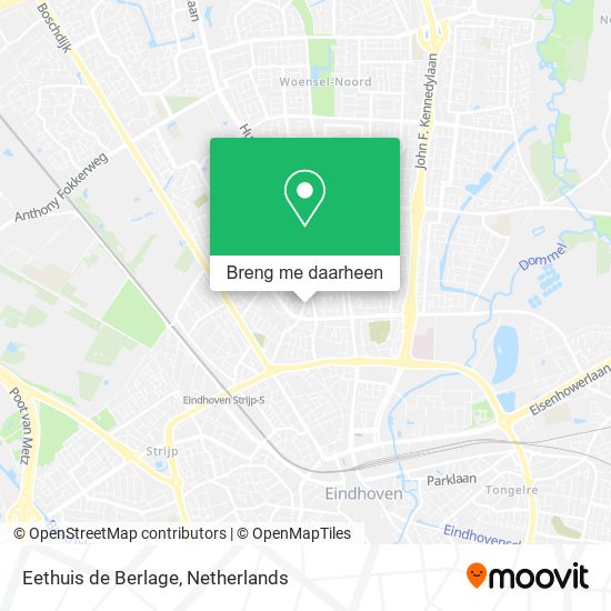 Eethuis de Berlage kaart