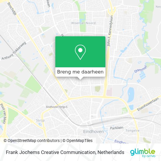 Frank Jochems Creative Communication kaart