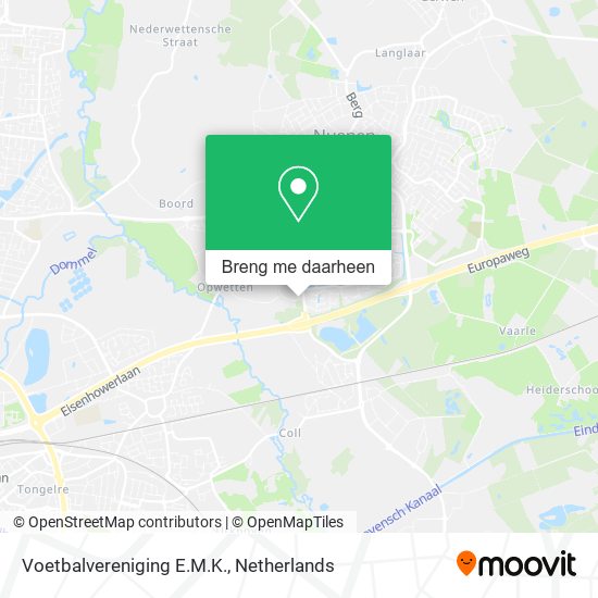 Voetbalvereniging E.M.K. kaart