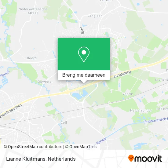 Lianne Kluitmans kaart