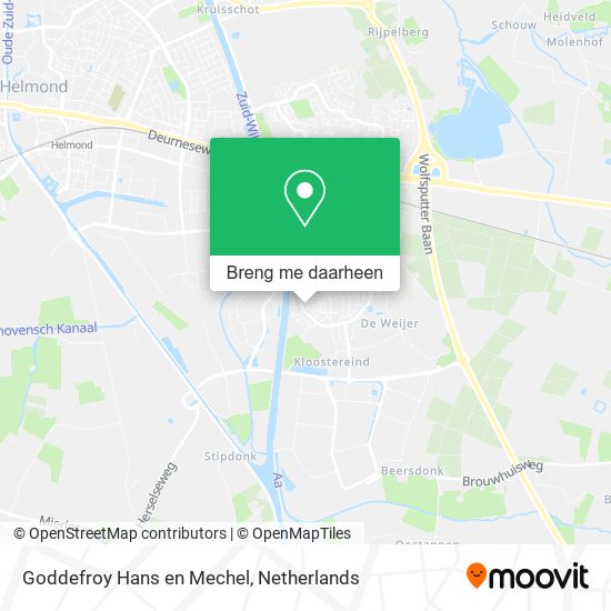 Goddefroy Hans en Mechel kaart