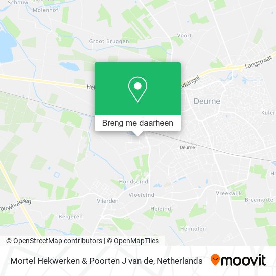 Mortel Hekwerken & Poorten J van de kaart