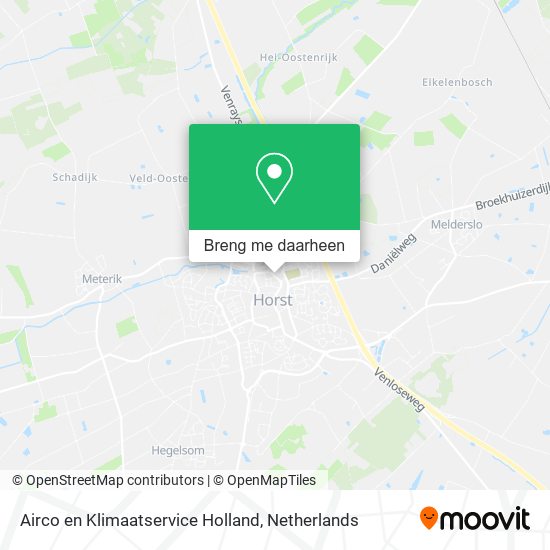 Airco en Klimaatservice Holland kaart