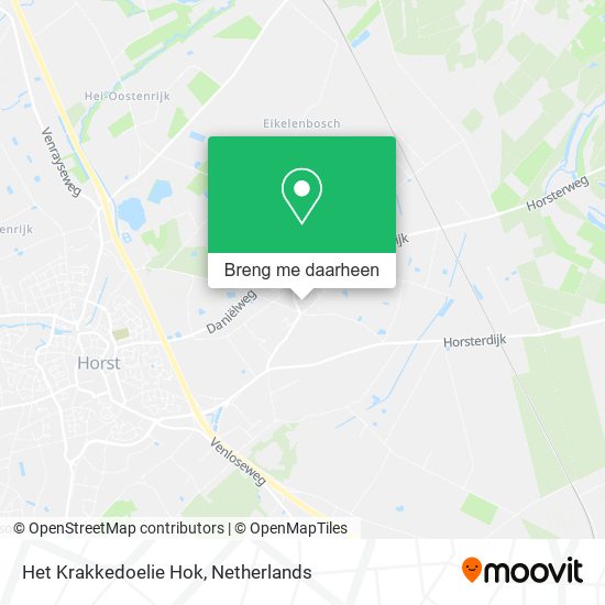 Het Krakkedoelie Hok kaart