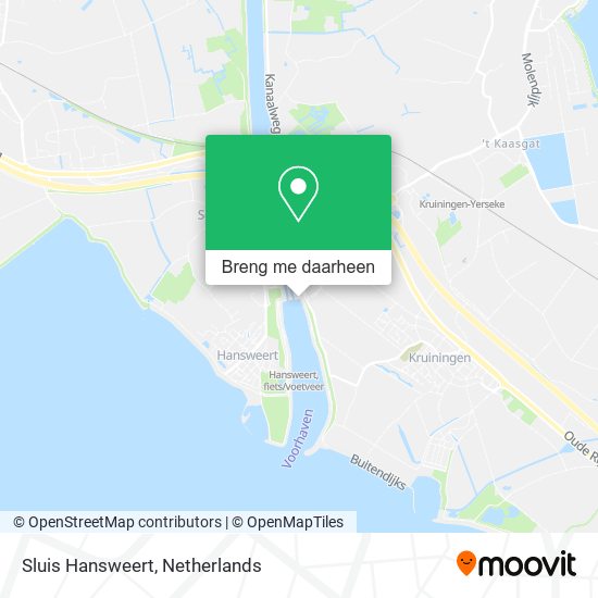 Sluis Hansweert kaart