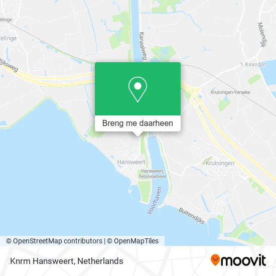 Knrm Hansweert kaart