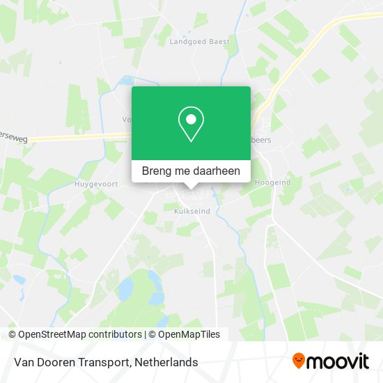 Van Dooren Transport kaart