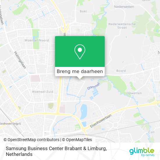 Samsung Business Center Brabant & Limburg kaart