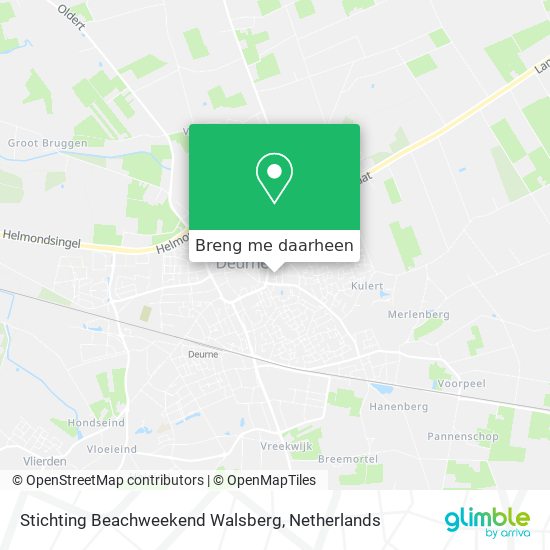 Stichting Beachweekend Walsberg kaart