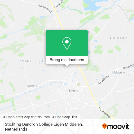 Stichting Dendron College Eigen Middelen kaart