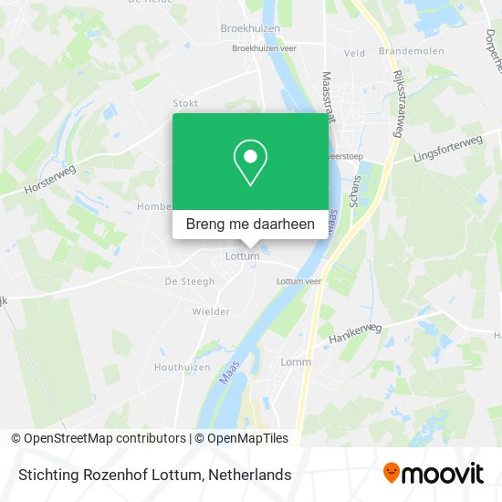 Stichting Rozenhof Lottum kaart