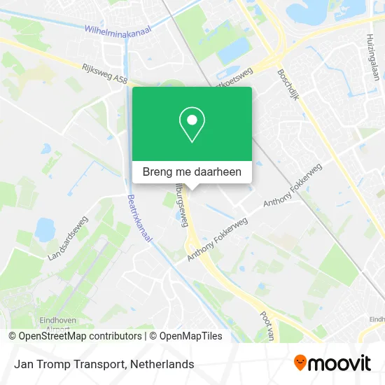 Jan Tromp Transport kaart