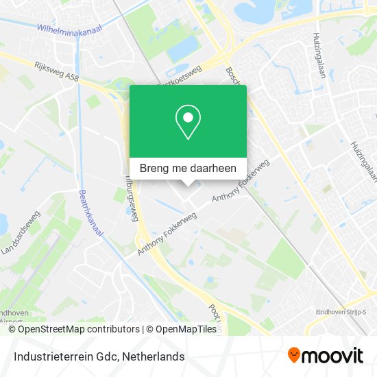 Industrieterrein Gdc kaart
